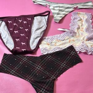 Victoria's Secret Multicolor Panties Set